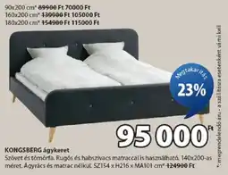 JYSK Kongsberg ágykeret ajánlat