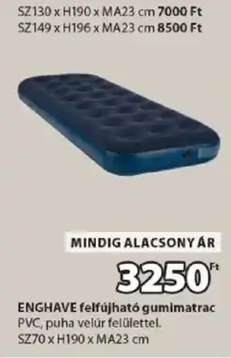 JYSK Enghave felfújható gumimatrac ajánlat