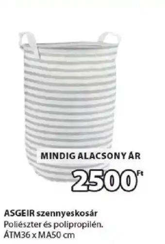 JYSK Asgeir szennyeskosár ajánlat