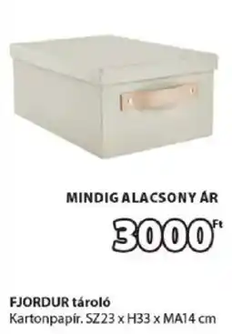 JYSK Fjordur tároló ajánlat