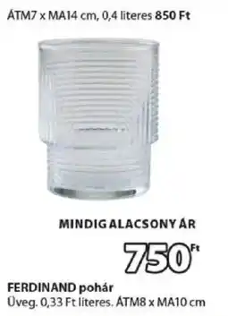 JYSK Ferdinand pohár ajánlat