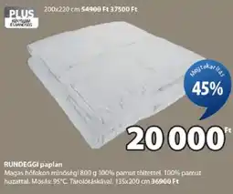 JYSK Rundeggi paplan ajánlat