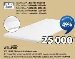 JYSK Wellpur Frya szürke fekvőbetét ajánlat