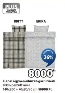 JYSK Flanel ágyneműhuzat-garnitúrák ajánlat