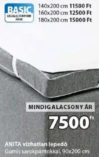 JYSK Anita vízhatlan lepedő ajánlat