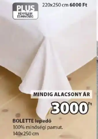 JYSK Bolette lepedő ajánlat
