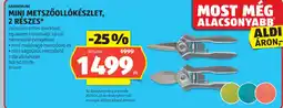 ALDI Gardenline mini metszőollókészlet, 2 részes ajánlat