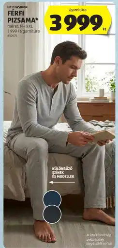 ALDI Up 2 Fashion férfi pizsama ajánlat