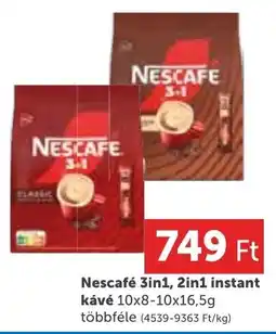 PRIVÁT Nescafé 3in1, 2in1 instant kávé ajánlat