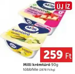 PRIVÁT Milli krémtúró ajánlat