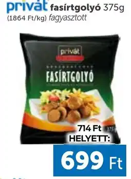 PRIVÁT Privȧt fasírtgolyó ajánlat