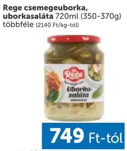 PRIVÁT Rege csemegeuborka, uborkasaláta ajánlat