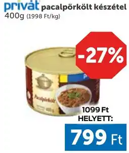 PRIVÁT Privȧt pacalpörkölt készétel ajánlat