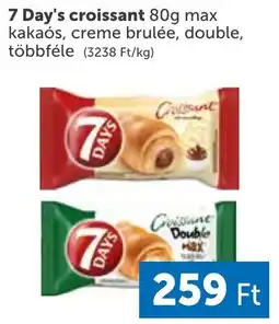 PRIVÁT 7 Day's croissant ajánlat