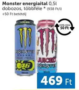 PRIVÁT Monster energiaital ajánlat