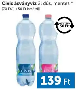 PRIVÁT Civis ásványvíz ajánlat