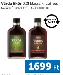 PRIVÁT Várda likőr ajánlat