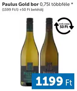 PRIVÁT Paulus Gold bor ajánlat