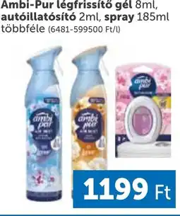 PRIVÁT Ambi-Pur légfrissítő gél, autóillatósító, spray ajánlat