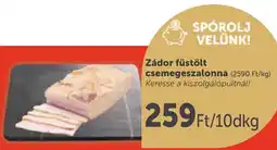 PRIVÁT Zádor füstölt csemegeszalonna ajánlat