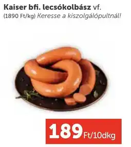 PRIVÁT Kaiser bfi. lecsókolbász ajánlat