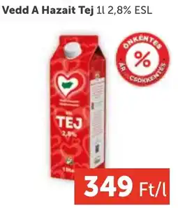 PRIVÁT Vedd A Hazait Tej 2,8% ajánlat