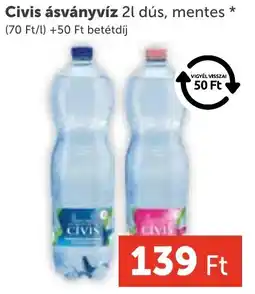 PRIVÁT Civis ásványvíz ajánlat