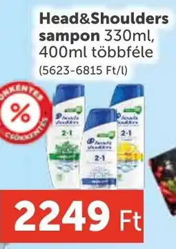 PRIVÁT Head&Shoulders sampon ajánlat