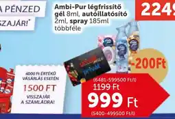 PRIVÁT Ambi-Pur légfrissítő gél, autóillatósító, spray ajánlat