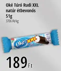 Real Oké Túró Rudi XXL natúr étbevonós ajánlat
