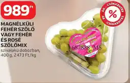 Auchan Magnélküli fehér szőlő, fehér és rosé szőlőmix ajánlat