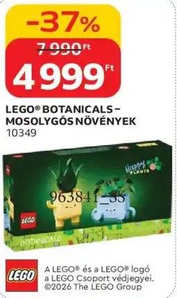 Auchan Lego Botanicals mosolygós növények ajánlat