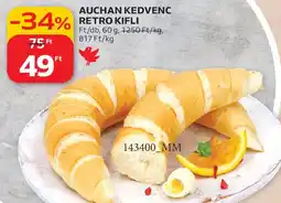 Auchan Auchan Kedvenc Retro kifli ajánlat
