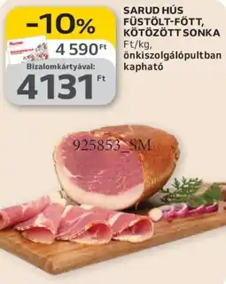 Auchan Sarud hús füstölt-fött, kötözött sonka ajánlat