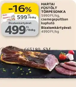 Auchan Hartai füstölt törpesonka ajánlat