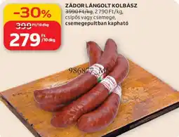 Auchan Zádor lángolt kolbász ajánlat