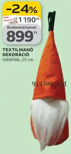 Auchan Textilmanó dekoráció ajánlat
