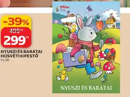 Auchan Nyuszi és barátai húsvéti kifestő ajánlat