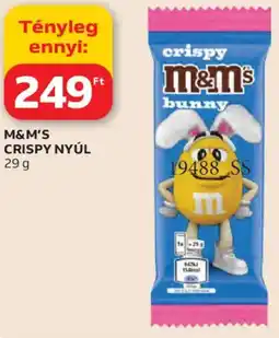 Auchan M&M's Crispy nyúl ajánlat