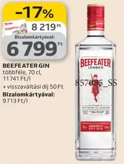 Auchan Beefeater gin ajánlat