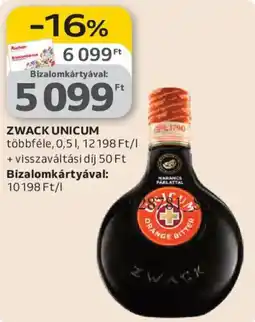 Auchan Zwack Unicum ajánlat