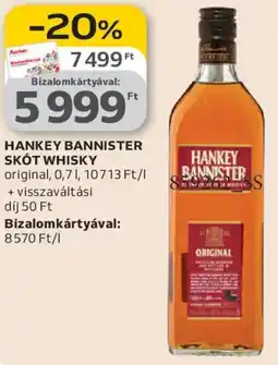 Auchan Hankey Bannister skót whisky ajánlat