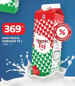 Auchan Magyar ESL dobozos tej ajánlat