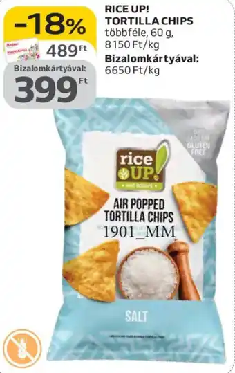 Auchan Rice UP! Tortilla chips ajánlat