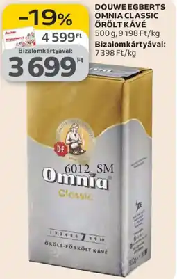 Auchan Douwe Egberts Omnia Classic örölt kávé ajánlat