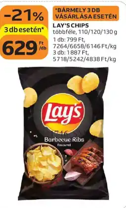 Auchan Lay's chips ajánlat