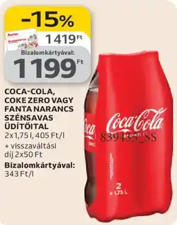 Auchan Coca-Cola, Coke Zero, Fanta ajánlat
