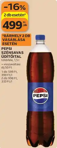 Auchan Pepsi szénsavas üdítőital ajánlat