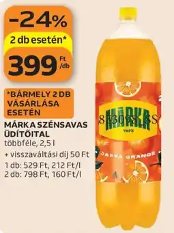 Auchan Márka szénsavas üdítőital ajánlat