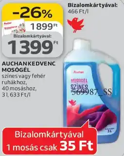 Auchan Auchan Kedvenc mosógél ajánlat